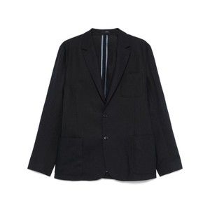 Paul Smith Navy Blue Two-Button Jacket With Chest Pocket And English Vents - NWT